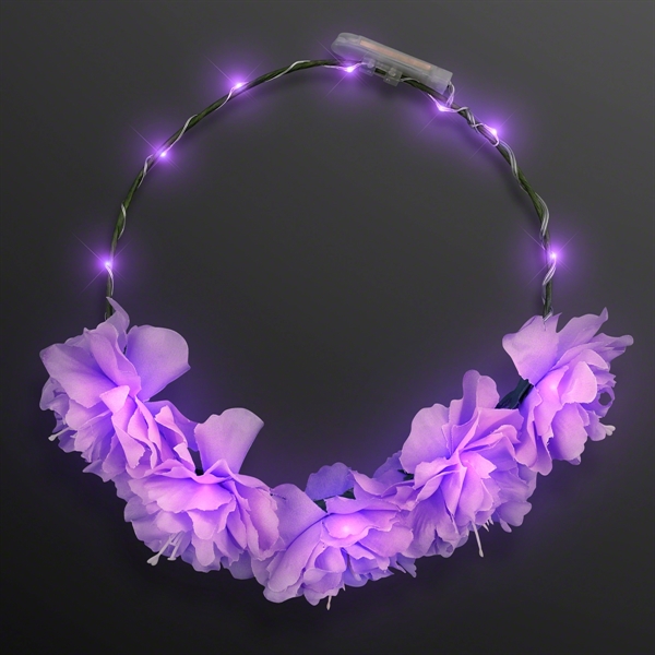 LED Flower Halo Crown, One Size Fits All. No Imprint, Blank... from ASI 34194 ALightPromos / Alight Promotional Products