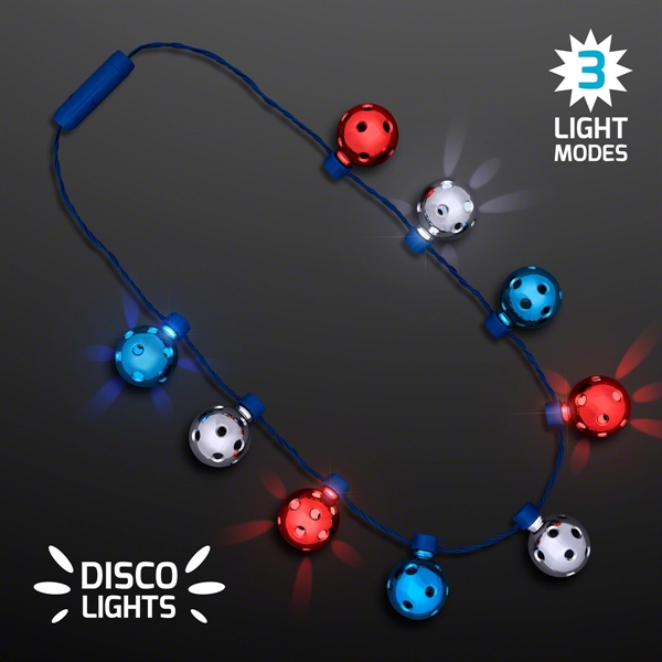 Disco Light Party Necklaces; Unimprinted, Blank Product.... from ASI 34194 ALightPromos / Alight Promotional Products