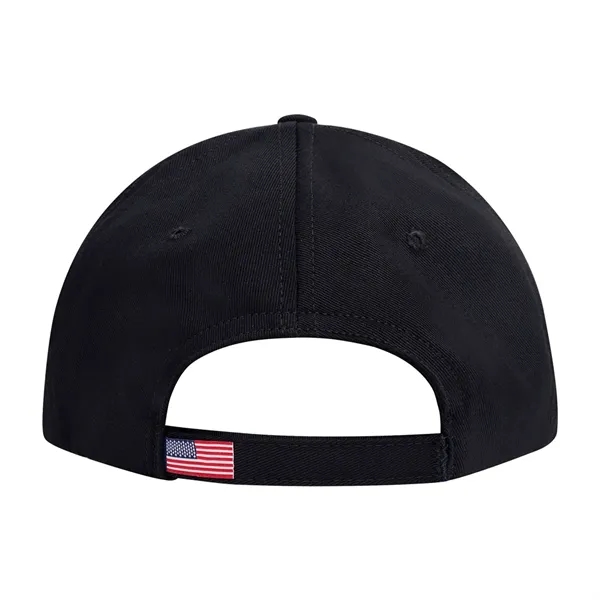 Lowstyle Structured Cotton Twill Union/USA Made Baseball Cap With Fabric Strap-Buckle.... from ASI 73775 Unionwear