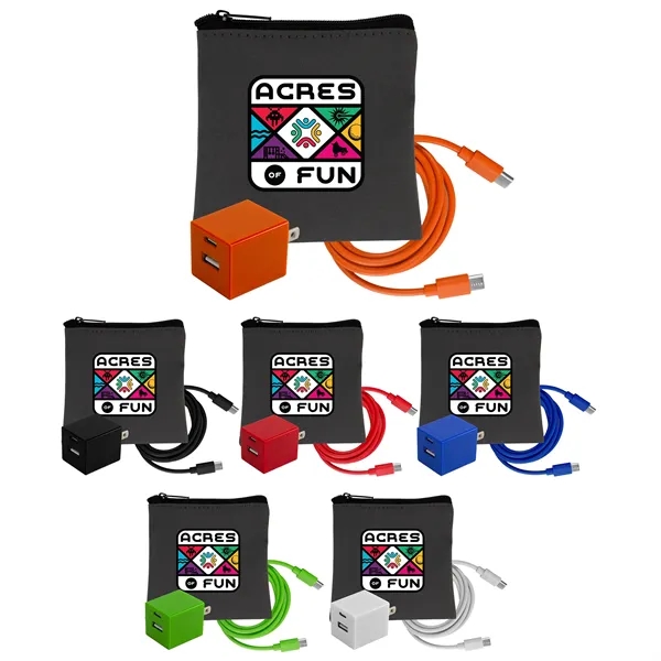 Gray Executive A+C to C Cable & Wall Set... from ASI 30208 A P Specialties / AP Specialties