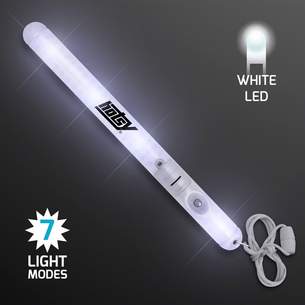 Flashing LED Patrol Wand with 27" lanyard. Blank or Imprinted.... from ASI 34194 ALightPromos / Alight Promotional Products