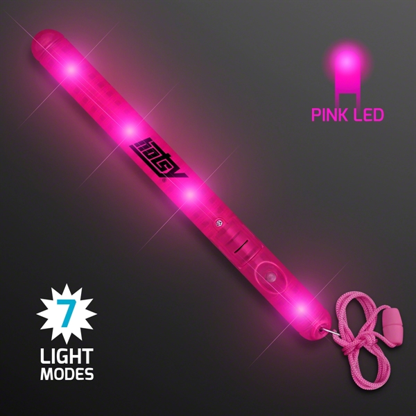 Flashing LED Patrol Wand with 27" lanyard. Blank or Imprinted.... from ASI 34194 ALightPromos / Alight Promotional Products