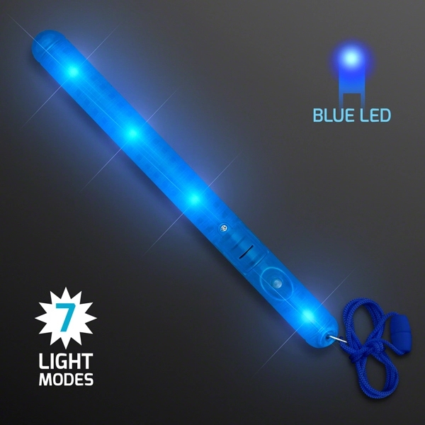 Flashing LED Patrol Wand with 27" lanyard. Blank or Imprinted.... from ASI 34194 ALightPromos / Alight Promotional Products