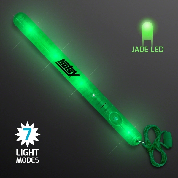 Flashing LED Patrol Wand with 27" lanyard. Blank or Imprinted.... from ASI 34194 ALightPromos / Alight Promotional Products