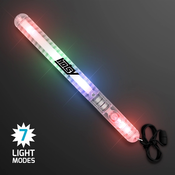 Flashing LED Patrol Wand with 27" lanyard. Blank or Imprinted.... from ASI 34194 ALightPromos / Alight Promotional Products