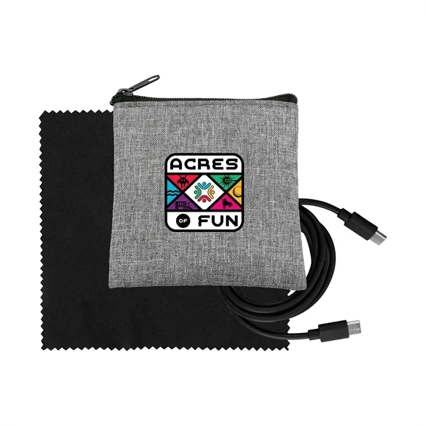 Recycled A+C to C Cable & Cloth Set... from ASI 30208 A P Specialties / AP Specialties