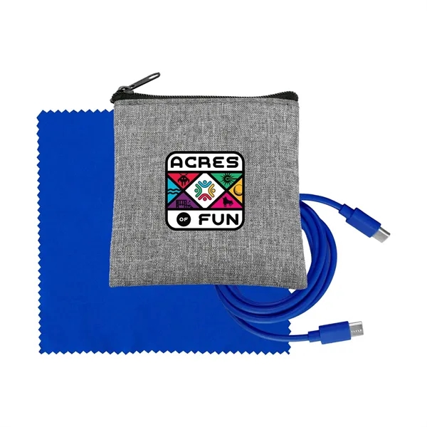 Recycled A+C to C Cable & Cloth Set... from ASI 30208 A P Specialties / AP Specialties