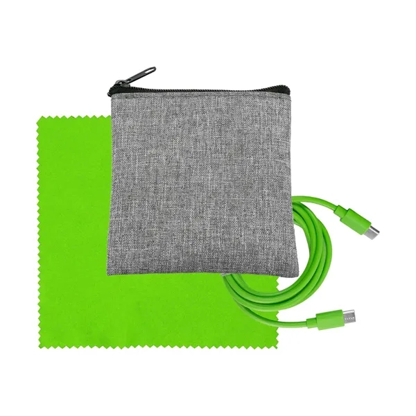 Recycled A+C to C Cable & Cloth Set... from ASI 30208 A P Specialties / AP Specialties