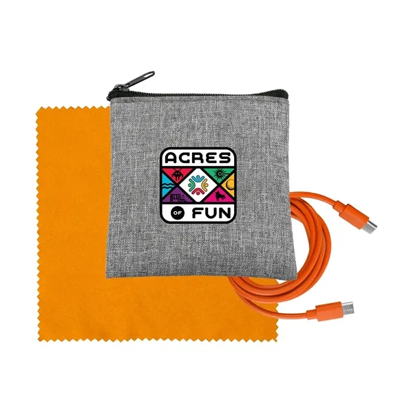 Recycled A+C to C Cable & Cloth Set... from ASI 30208 A P Specialties / AP Specialties