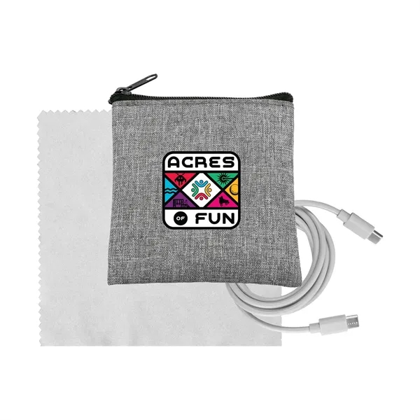 Recycled A+C to C Cable & Cloth Set... from ASI 30208 A P Specialties / AP Specialties