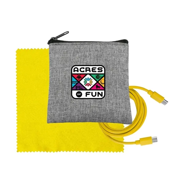 Recycled A+C to C Cable & Cloth Set... from ASI 30208 A P Specialties / AP Specialties