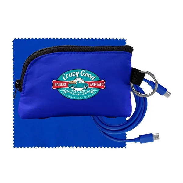 Zip Around C to C Cable & Cloth Set... from ASI 30208 A P Specialties / AP Specialties