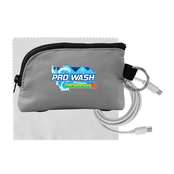 Zip Around C to C Cable & Cloth Set... from ASI 30208 A P Specialties / AP Specialties