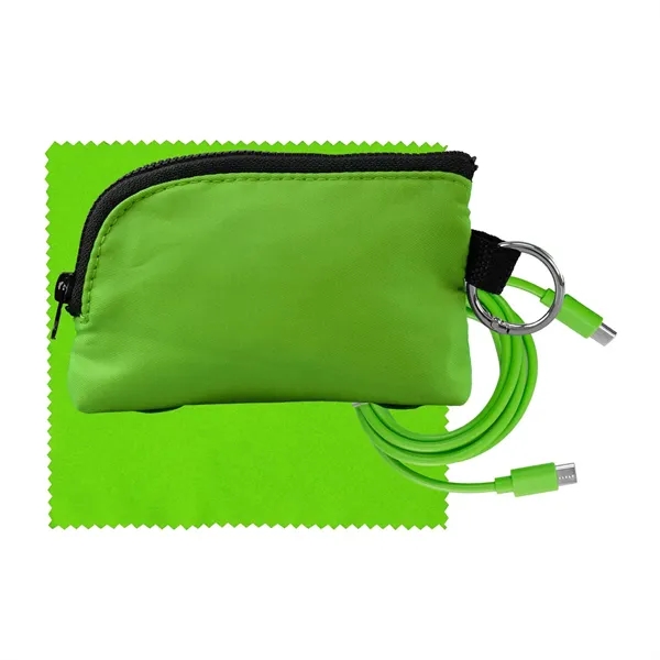 Zip Around C to C Cable & Cloth Set... from ASI 30208 A P Specialties / AP Specialties