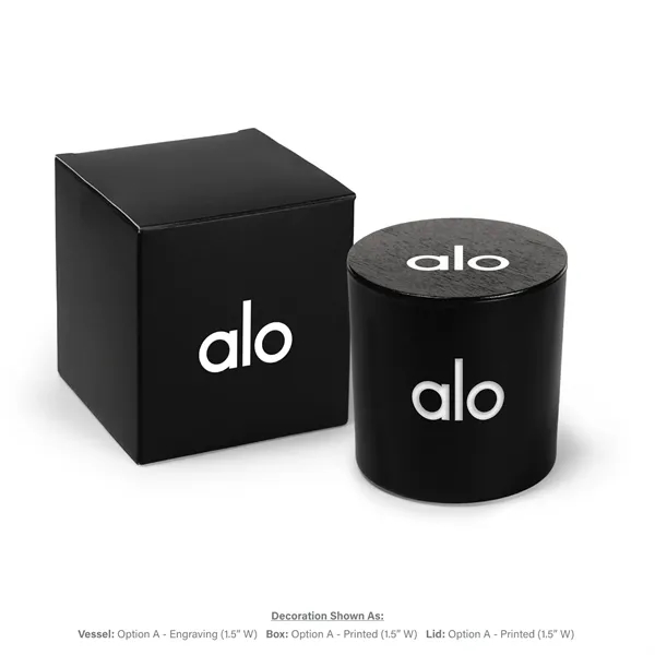 Black glass provides a rich, modern background for your laser engraved... from ASI 38850 Bath Promotions