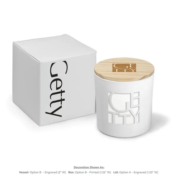 White glass creates a brilliant background for your laser engraved artwork... from ASI 38850 Bath Promotions