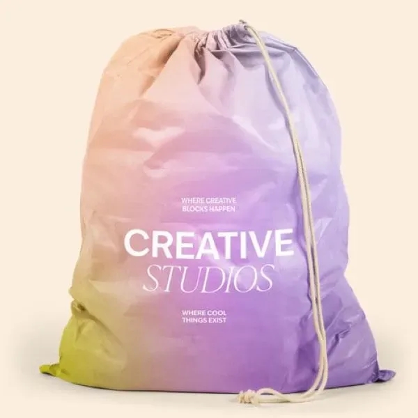 The Bubbles tote is a sturdy bag with a drawstring closure... from ASI 74710 Numo