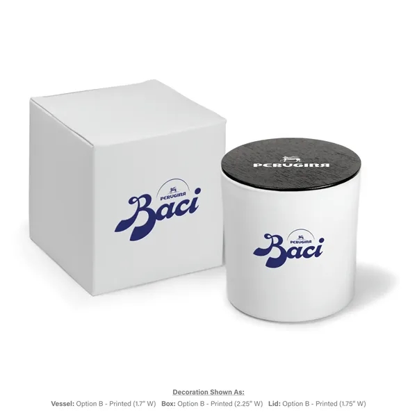 White glass creates a brilliant background for your printed engraved artwork... from ASI 38850 Bath Promotions