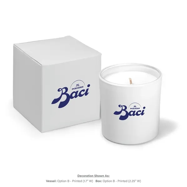 White glass creates a brilliant background for your printed engraved artwork... from ASI 38850 Bath Promotions