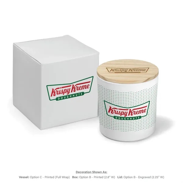 White glass creates a brilliant background for your printed engraved artwork... from ASI 38850 Bath Promotions