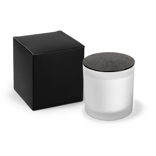 Classic, frosted glass provides a muted background for your printed artwork... from ASI 38850 Bath Promotions