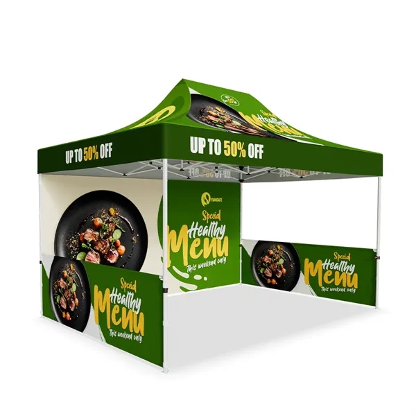 10'x15' Standard Hex Aluminum, full color imprint on premium 600d Polyester,... from ASI 49891 Discount Marketing Products / DMP