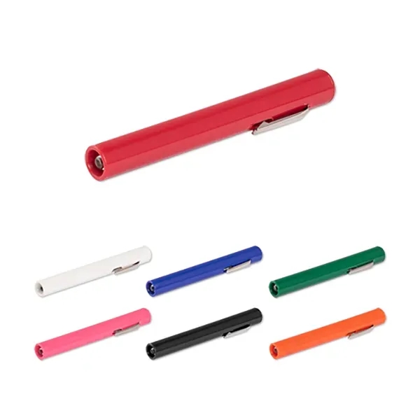 Disposable penlight with a clip, incandescent bulb and 2 AAA batteries.... from ASI 98360 WOWLine / WOWLine®