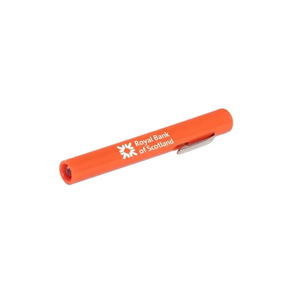 Disposable penlight with a clip, incandescent bulb and 2 AAA batteries.... from ASI 98360 WOWLine / WOWLine®
