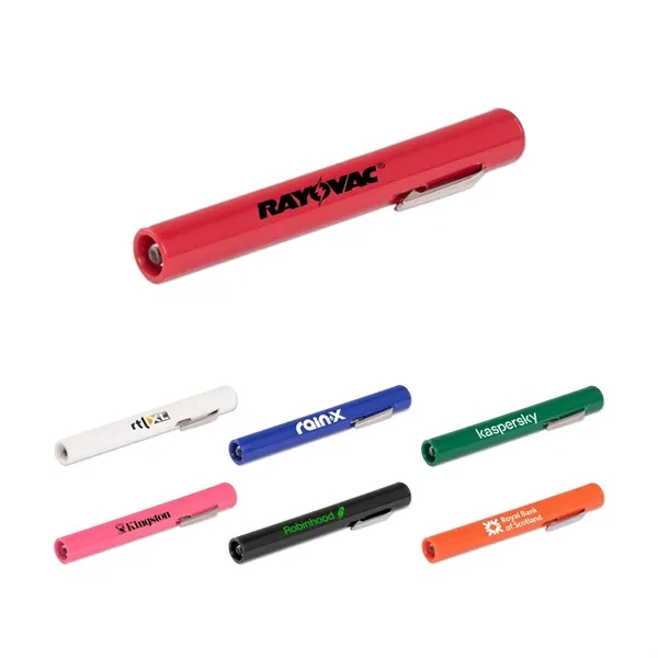 Disposable penlight with a clip, incandescent bulb and 2 AAA batteries.... from ASI 98360 WOWLine / WOWLine®