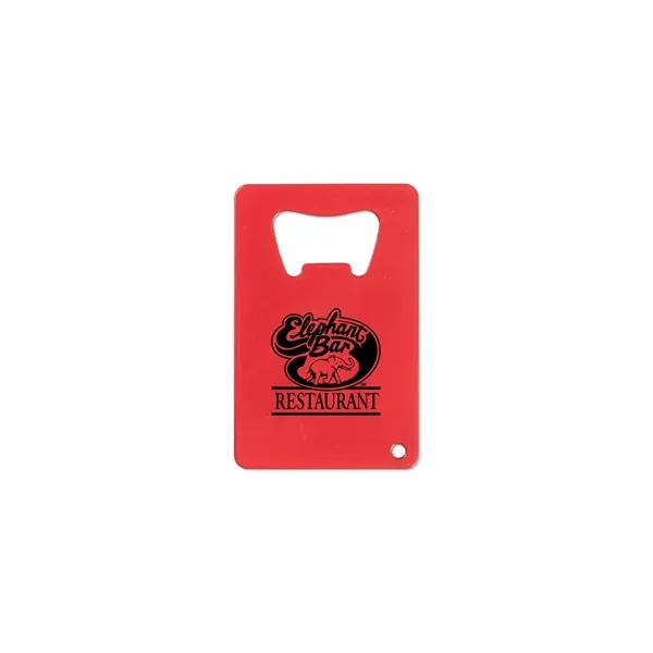 Stainless steel card-shaped bottle opener.... from ASI 98360 WOWLine / WOWLine®