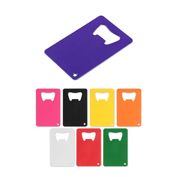 Stainless steel card-shaped bottle opener.... from ASI 98360 WOWLine / WOWLine®