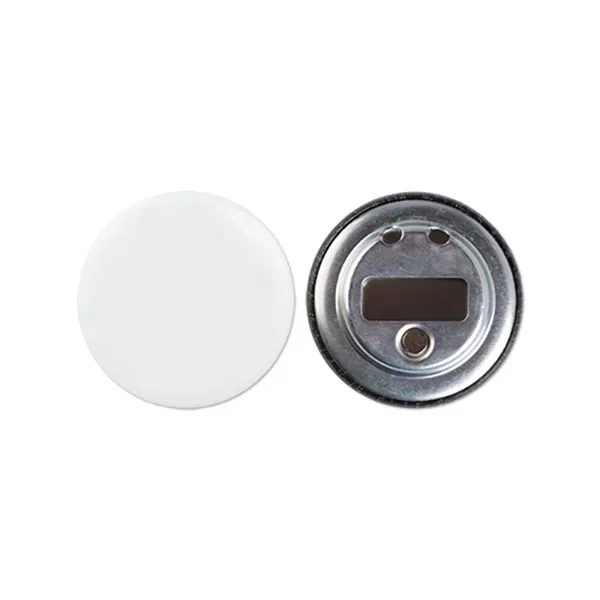 Celluloid button with a metal shell, magnetic surface and bottle opener.... from ASI 98360 WOWLine / WOWLine®