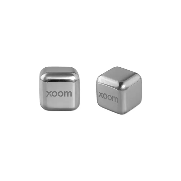 Stainless steel whiskey ice cubes with non-toxic gel filler.... from ASI 98360 WOWLine / WOWLine®
