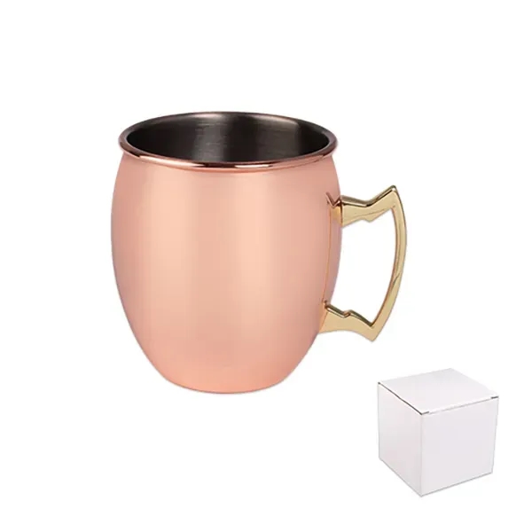 17-ounce stainless steel Moscow Mule mug with a white box.... from ASI 98360 WOWLine / WOWLine®