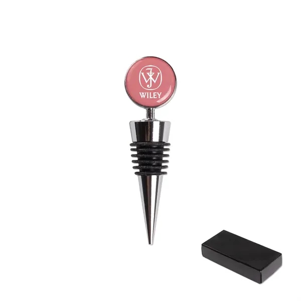 Zinc bottle stopper with rubber rings.... from ASI 98360 WOWLine / WOWLine®