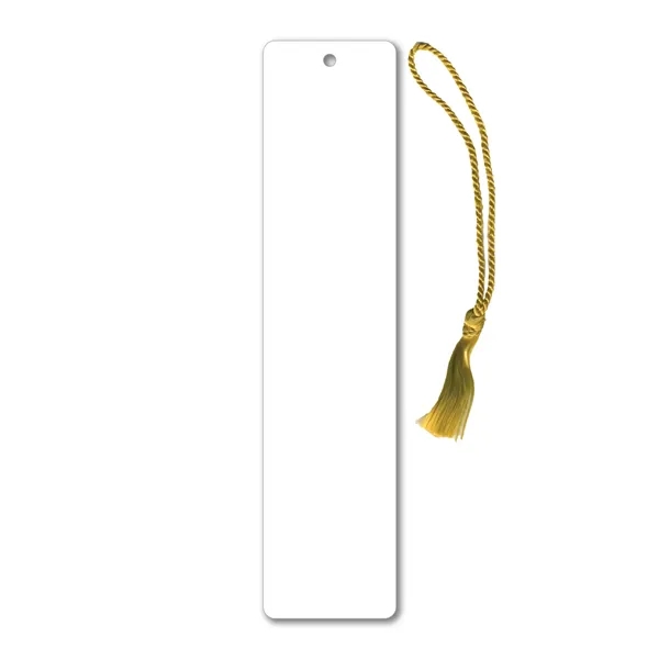 1.5" x 6.5" x .020" flexible white PVC bookmark with choice... from ASI 53430 Executive Line / Executive Line®
