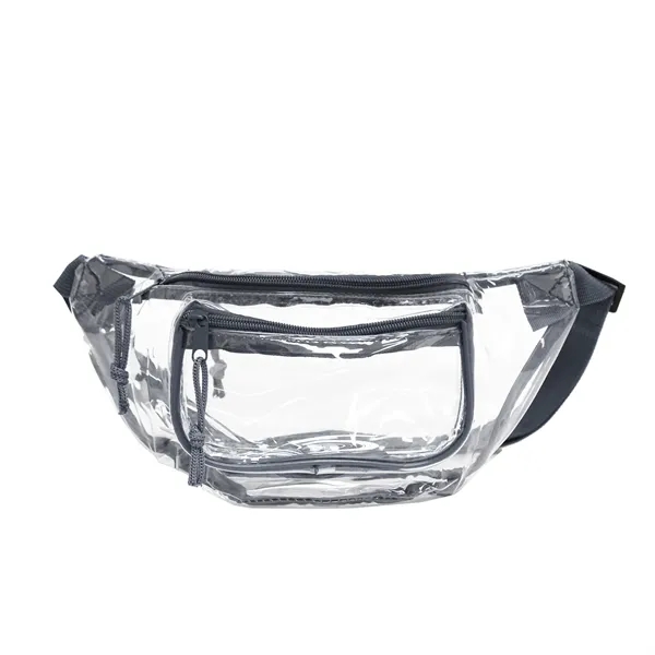 8" x 4" x 3" clear PVC fanny pack with zippered... from ASI 37980 Bagworld / BagWorld