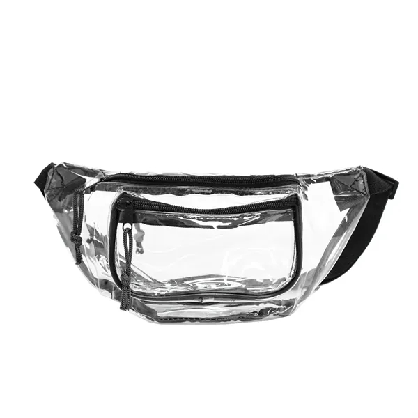 8" x 4" x 3" clear PVC fanny pack with zippered... from ASI 37980 Bagworld / BagWorld