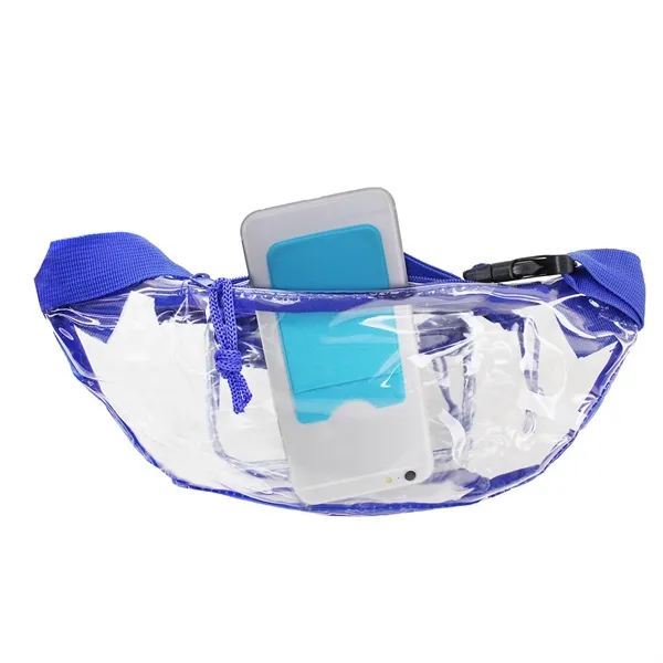 8" x 4" x 3" clear PVC fanny pack with zippered... from ASI 37980 Bagworld / BagWorld