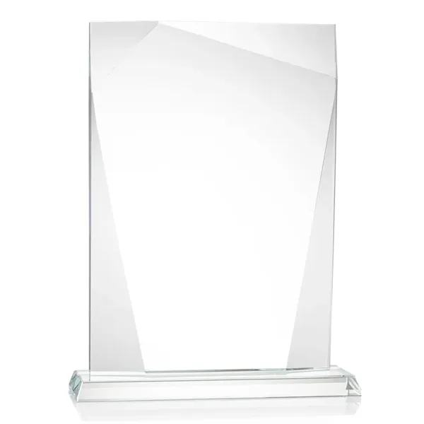 The Shamrock is a tall rectangular award that features geometric bevels... from ASI 84592 St Regis Group / St Regis