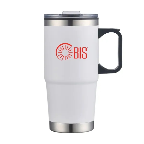 The 24oz Lilium Double Wall Travel Mug boasts a durable powder-coated... from ASI 84592 St Regis Group