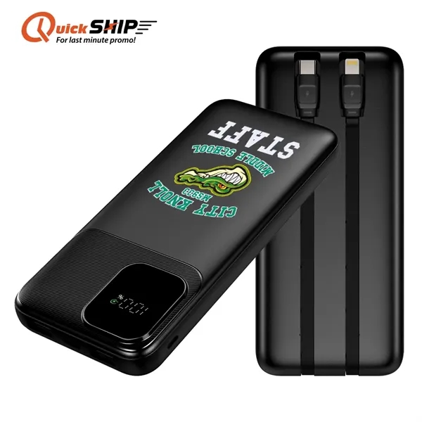 The Houston Dual Cord Power Bank 10000 is a versatile and... from ASI 90154 Sunjoy Group Inc