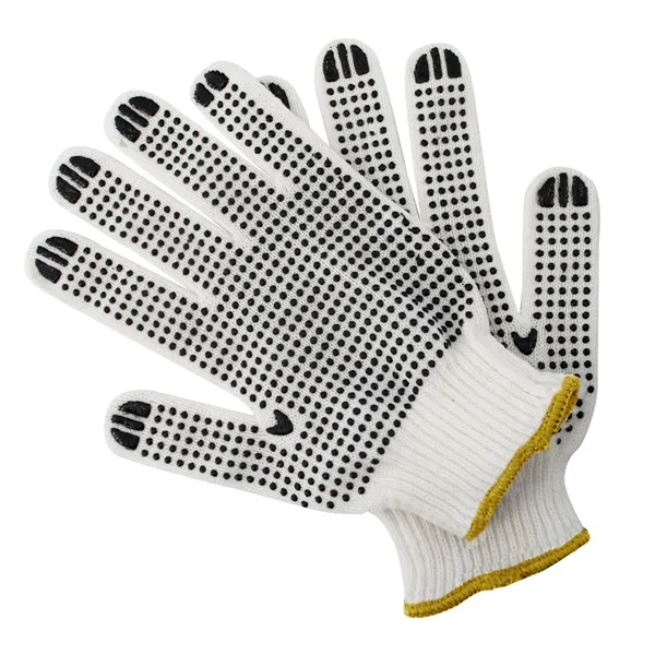 Cotton/Poly work gloves with rubber grip dots.... from ASI 63698 Justin Case®
