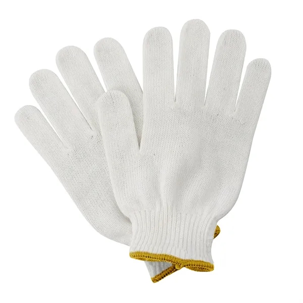 Cotton/Poly work gloves with rubber grip dots.... from ASI 63698 Justin Case®