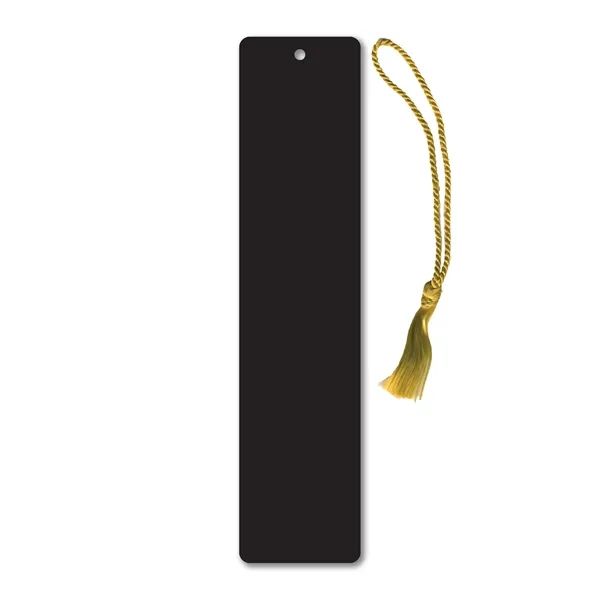 1.5" x 6.5" x .020" aluminum bookmark with choice of tassel... from ASI 53430 Executive Line / Executive Line®