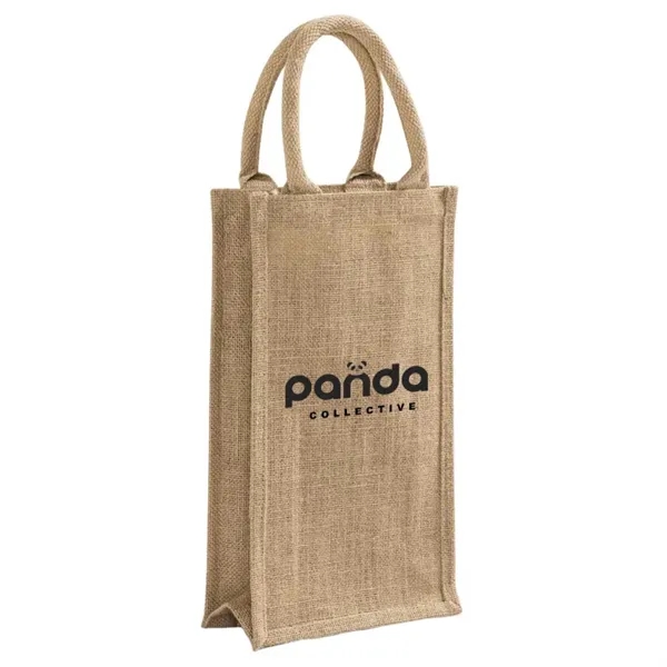 Durable jute tote with dividers and laminated lining. Perfect for wine... from ASI 67557 LimeLight Ent / Limelight USA