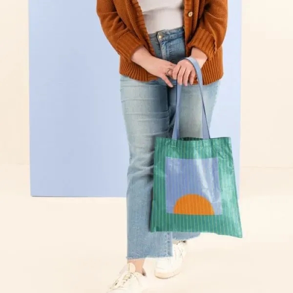 The SofTek Main Squeeze Tote is a flat tote that will... from ASI 74710 Numo