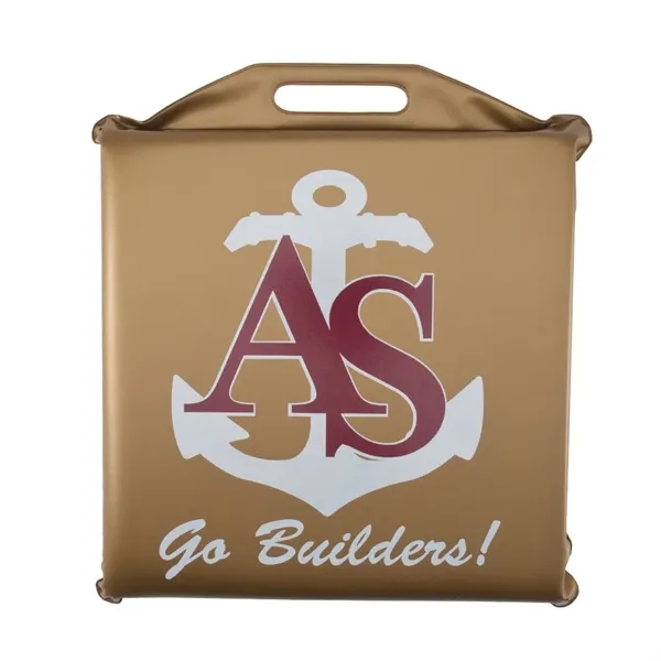 Thick, durable 10 mil. phthalate-free vinyl seat cushion with a built-in... from ASI 77280 Pepco Poms / Pepco Poms