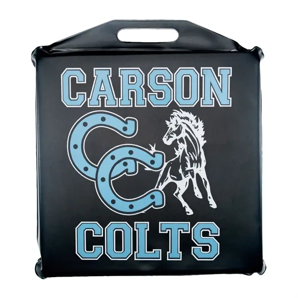 Thick, durable 10 mil. phthalate-free vinyl seat cushion with a built-in... from ASI 77280 Pepco Poms / Pepco Poms