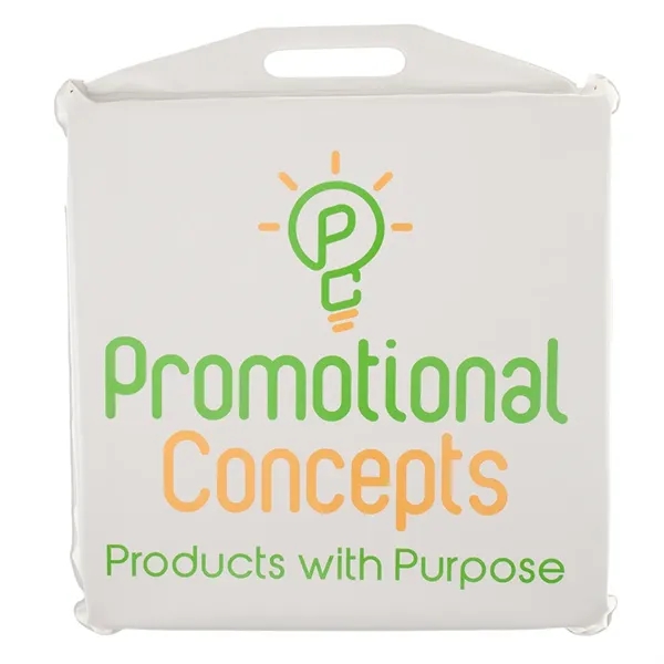 Thick, durable 10 mil. phthalate-free vinyl seat cushion with a built-in... from ASI 77280 Pepco Poms / Pepco Poms